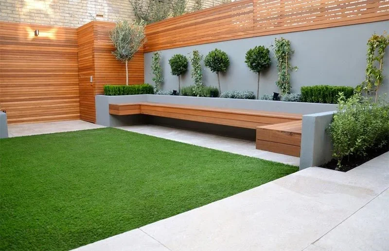 عشب صناعي أخضر فاخر من مفروشات وأرضيات السريع بالرياض